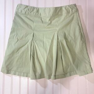 Cat & Jack School Uniform Light Pleated A-Line Skirt in Tan